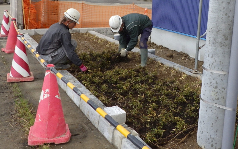 ササマット施工状況