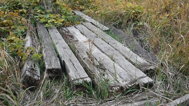 現場の廃材利用